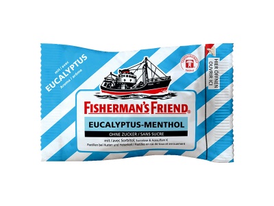 Fisherman's Friend, Fishermans Friend Eucalyptus-Menthol ohne Zucker (25 g), Fisherman's friend Eucalyptus-Menthol ohne Zucker (25g)