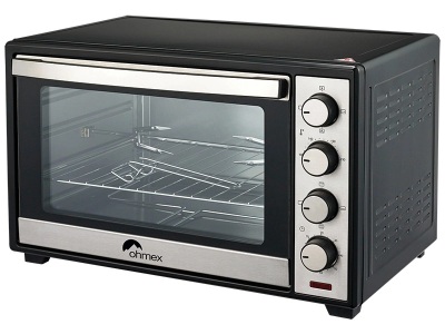 Ohmex, Ohmex Ovn-3838 - Minibackofen (Silber/Schwarz), OHMEX Mini-Ofen OHM-OVN-3838 38L