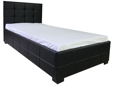 CONFORAMA, Bett MONZA BLACK Schwarz 120x200 cm, 