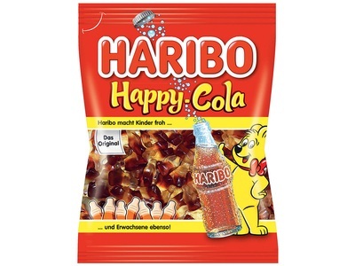 HARIBO, Haribo Happy/Cola Flas. 200g, Haribo Gummibonbons Happy Cola 200 g
