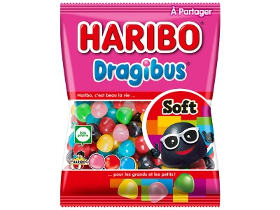 HARIBO, Haribo Dragibus 200g, Haribo Gummibonbons Dragibus Soft 200 g