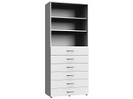 CONFORAMA, Schrank Tür(en) 6 Schublade(n) MODUL Weiss, Wimex Standregal »Multiraumkonzept«, planbar und erweiterbar