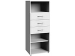 CONFORAMA, Regal Tür(en) 3 Schublade(n) MODUL Weiss, Wimex Regal »Multiraumkonzept«, Breite 30 cm