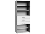 CONFORAMA, Regal Tür(en) 3 Schublade(n) MODUL Weiss, Wimex Standregal »Multiraumkonzept«, planbar und erweiterbar