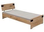 Wimex, WIMEX Bett »Liverpool«, Bett LIVERPOOL 90x200cm eiche