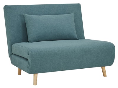 CONFORAMA, Bettsofa NEILS Stoff blau 101x90x81cm, Bettsofa NEILS Stoff blau