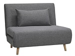 CONFORAMA, Bettsofa NEILS Stoff dunkelgrau 101x90x81cm, Bettsofa NEILS Stoff dunkelgrau