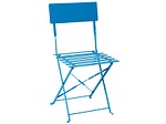 undefined, Gartenstuhl BARCELONA stahl rostfrei blau, 