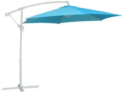 CONFORAMA, Freiarmschirm GREG Blau x 300 cm, 