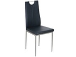 CONFORAMA, Stuhl LALA PVC Schwarz, 