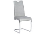CONFORAMA, Stuhl FLORI Synthetisches Leder beige