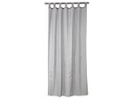 CONFORAMA, Vorhang RAYURE Durchsichtig Gestreift Grau Pfote Polyester 140 x 240 cm, Vorhang RAYURE 140x240cm pfote durchsichtig grau