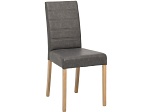 CONFORAMA, Stuhl NEW PORTLAND Synthetisches Leder anthrazit