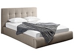 CONFORAMA, Bett 140 x 200 cm NORA Stoff, Bett NORA 140x200cm Stoff beige