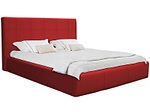 CONFORAMA, Bett 160 x 200 cm NORA Lederlook, Bett NORA 160x200cm pu rot
