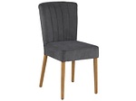 CONFORAMA, Stuhl LILA Stoff Anthrazit, 