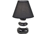 CONFORAMA, Tischlampe 35 x 22  GALET Schwarz 60 w pro, 