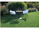 CONFORAMA, Gartenstuhl YORK aluminium grau anthrazit, weiss, 