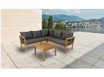 CONFORAMA, Garten-Set INCA braun, grau, 