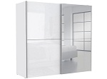 Schrank GENEVE 2 Schiebetüren weiss