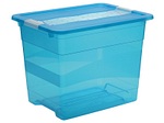 CONFORAMA, AUFBEWAHRUNGSBOX ´´KRISTALLBOX´´, Aufbewahrungsbox KRISTALLBOX blau 39.5x29.5x30cm