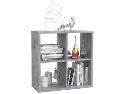CONFORAMA, Regal CUB CONCRET 4 Fächer, Regal CUB CONCRET 72.7x32.9x72.8cm 4 Fächer beton