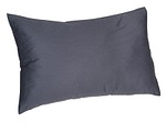 CONFORAMA, Pfulmen SATIN LOTUS 65x100cm, Lotus Bettwaren - Bettwäsche Satin uni, 65X100CM, Gewittergrau
