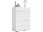 CONFORAMA, KOMMODE ´´NOVA´´, Kommode NOVA 5 Schubladen 40x76.8x106.6cm weiss