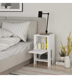 Home, Home - Nachttisch Ema - Weiss, WOODY FASHION Nachttisch »Ema 30 x 55 x 30 cm, Weiss«