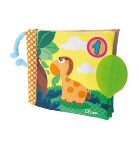 CHICCO, CHICCO Baby Senses Line Stoffbuch, Chicco - Stoffbuch Dschungelalltag