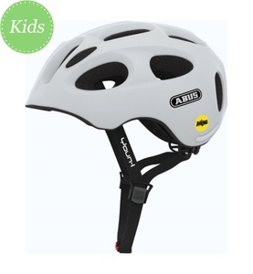 ABUS, ABUS Youn-I MIPS Helmet Kinder polar matt 2019 M | 52-57cm Kinderhelme, ABUS Velohelm Kinder Youn-I MIPS - Polar Matt (Grösse: M (52-57 cm))