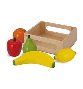 Eichhorn, Eichhorn Holzbox mit Früchten, 