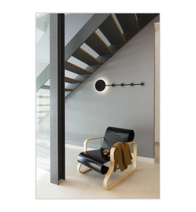 Lorefar (FARO), Als Garderobe nutzbare LED-Wandleuchte Han schwarz, 