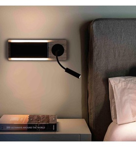 Lorefar (FARO), Wandleuchte Mood, indirektes Licht mit Leselampe, Wandleuchte Mood, indirektes Licht mit Leselampe