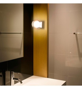 Lorefar (FARO), Wandleuchte Perla, chrom, Wandleuchte Perla mit doppeltem Schirm, chrom