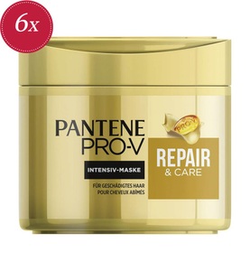 Pantène, Pantene - Haarmaske Pro V Repair & Care - 6 x 300 ml, Pantène Pantene Pro-V Repair & Care Haarkur/Balsam/ Maske 300Ml
