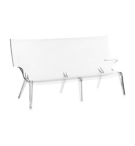 KARTELL, Kartell - Sofa Uncle Jack Transparent 190 x 85 x 98 cm - 06400b4, Uncle Jack Sofa / L 190 cm - Kartell transparent en plastikmaterial