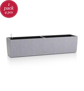 Lechuza, Lechuza - Blumenkasten mit Integriertem Bewässerungssystem Rondo Premium 40 - Taupe, 