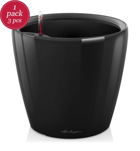Lechuza, Lechuza - 2er-Set Blumenkästen mit Integriertem Bewässerungssystem Classico Premium 50 LS - Schwarz, 
