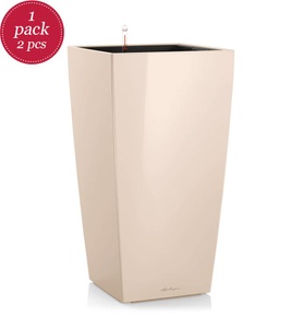 Lechuza, Lechuza - Blumenkasten mit Integriertem Bewässerungssystem Cubico Alto Premium 40 - Anthrazit, 