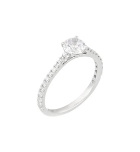 Le Diamantaire, Ring Solitaire Royal - Weissgold - Diamanten 1 kt, 