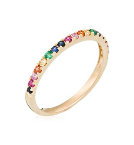 Atelier du diamant, Atelier du Diamant - Ring Colorful Love - Gold, 