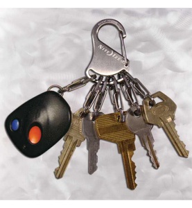 Nite Ize, NITE Ize Schlüssel-Karabiner NI-KRS-03-11 KeyRack 6 S-Biner Silber 1 St., NITE Ize Schlüssel-Karabiner NI-KRS-03-11 KeyRack 6 S-Biner Silber 1 St.