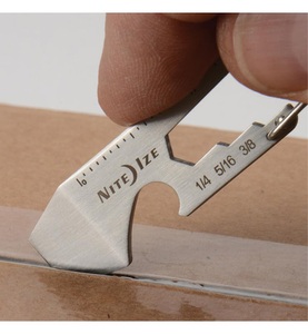 Nite Ize, Nite Ize - Schlüsselanhänger mit Flaschenöffner Key - Silber, Nite Ize DoohicKey Multi-Tool Karabinerhaken
