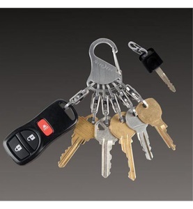 Nite Ize, NITE Ize Schlüssel-Karabiner NI-KLK-11-R3 KeyRack Locker Silber 1 St., NITE Ize Schlüssel-Karabiner NI-KLK-11-R3 KeyRack Locker Silber 1 St.
