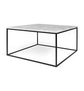 temahome, Temahome - Couchtisch Gleam - Weiss und Schwarz, 