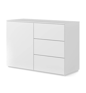 temahome, Temahome - Sideboard Join 120H2 - Weiss, Temahome - Sideboard Join - weiss - Holzwerkstoff - 120/50/84 cm