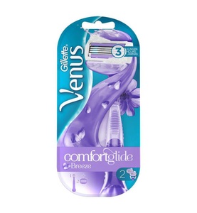 Gillette, Gillette for Women Venus Rasierapparat Comfortglide, Gillette Venus ComfortGlide Breeze Rasierer + 2 Klingen