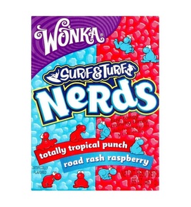 Nestlé S.A., NERDS Surf & Turf Raspberry & Tropical Punch 46.7 Gramm USA, Nerds Surf & Turf Raspberry & Tropical Punch 46.7g