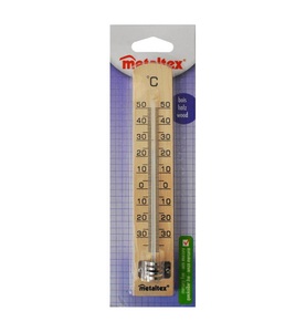 Marchon - Thermometer - Hellbraun und Silber